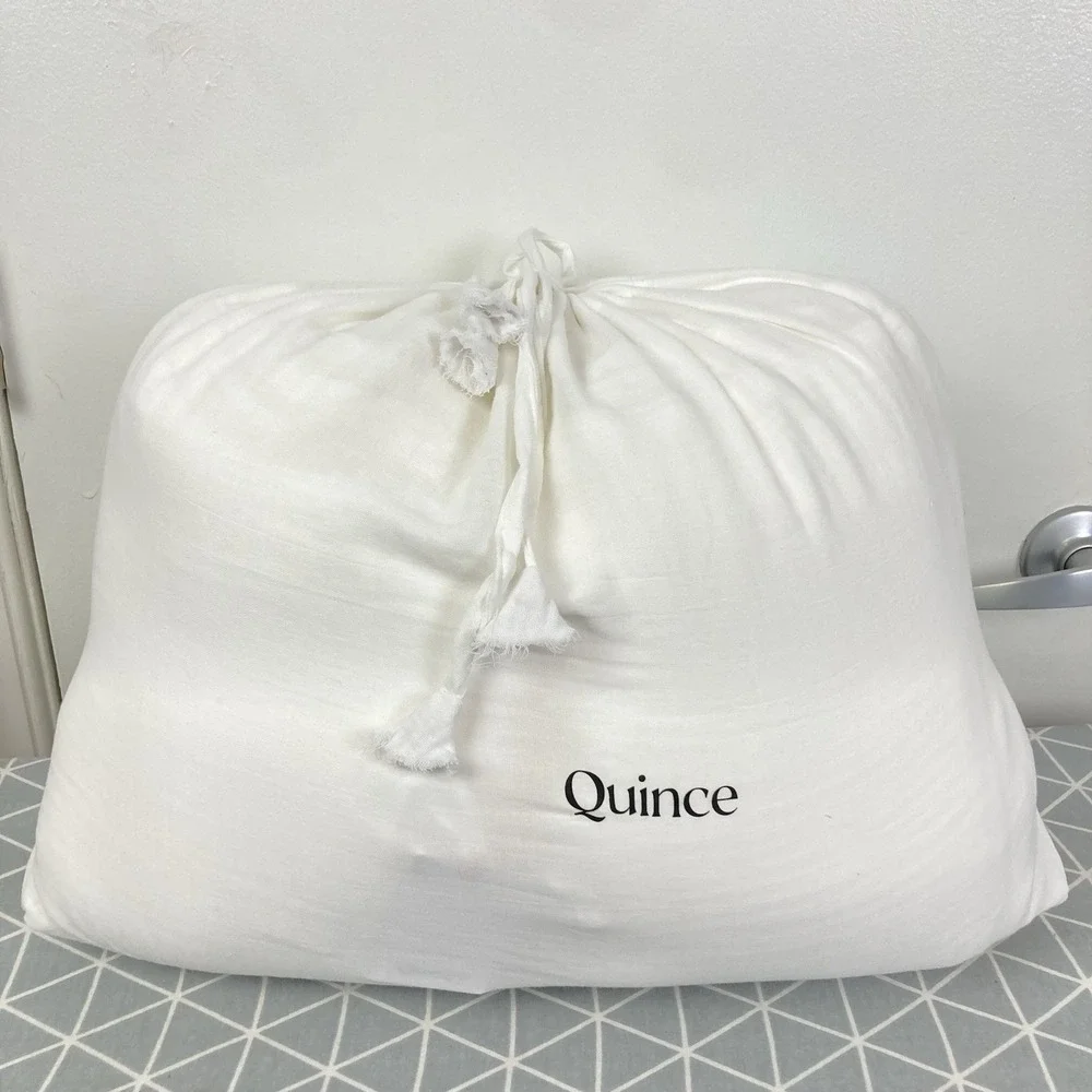 Quince NWT 100% Organic Cotton Gauze Duvet Cover King/Cal King White 92